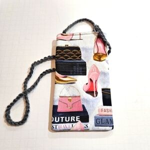 Fashion print phone pouch